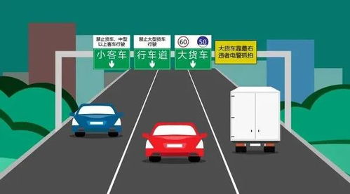 10日起深圳大货车在此路段必须靠右行驶 否者记3分 处200元罚款